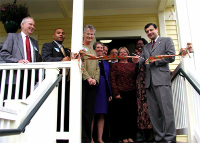 Ribbon-cutting ceremony, 9/26/02